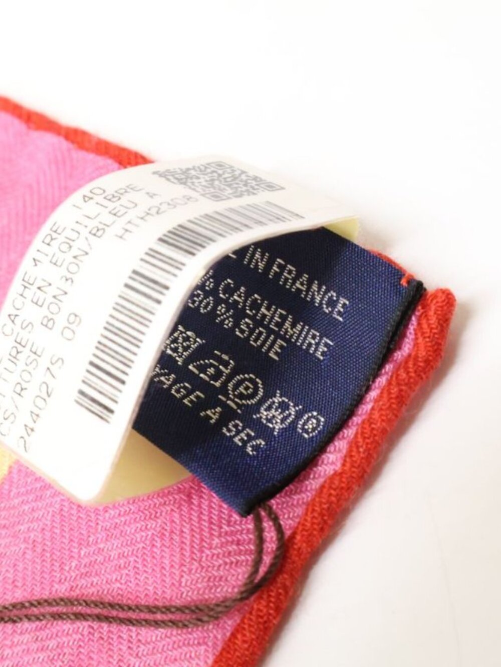 ★SOLD★ Hermes 09 Voitures en Equilibre Elaborate Carriage Carre Scarfrose Bon - Picture 5 of 6